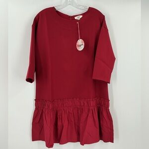 Hayden Ruffle Hem Shift Dress size large